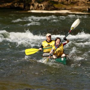 Rapids behind us