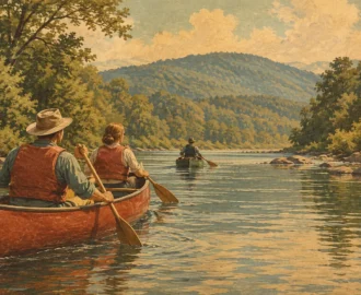 Canoeing in Virginia for a Great River Day