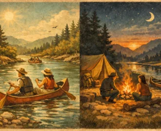 Day Float Versus Overnight River Trip Choices